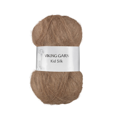 Viking Garn Kid-Silk 309 Lys Brun Viking Garn Kid-Silk 309 Lys Brun