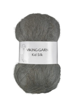 Viking Garn Kid-Silk 336 Støvet Grøn
