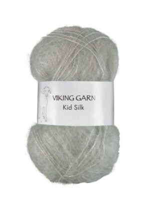 Viking Garn Kid-Silk Støvet Lys Grøn