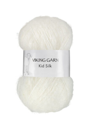 Viking Kid Silk 300 Hvid, Mohair/Silk, fra Viking