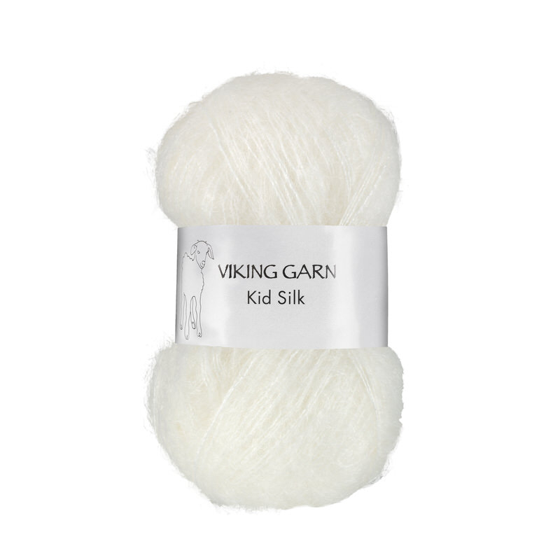 Viking Kid Silk 300 Hvid, Mohair/Silk, fra Viking Viking Kid Silk 300 Hvid, Mohair/Silk, fra Viking
