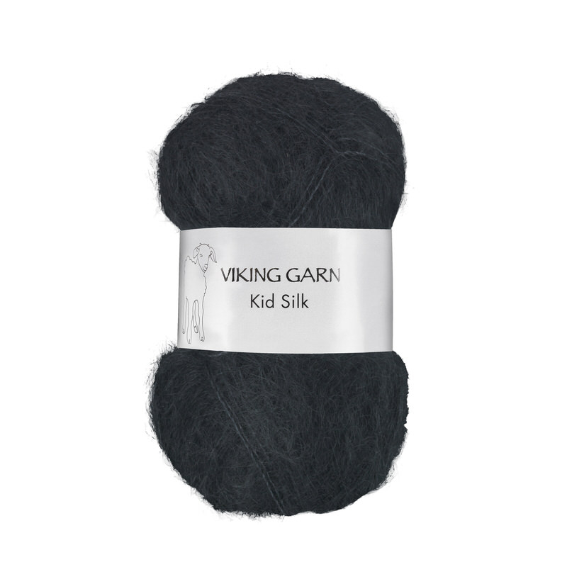 Viking Kid Silk 303 Sort, Mohair/Silk, fra Viking Viking Kid Silk 303 Sort, Mohair/Silk, fra Viking