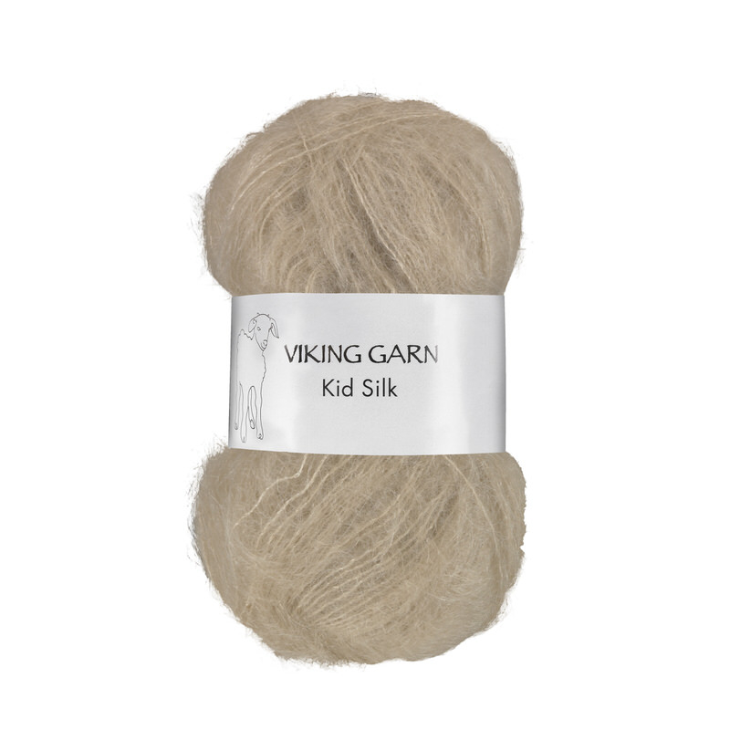 Viking Kid Silk 306 Beige, Mohair/Silk, fra Viking Viking Kid Silk 306 Beige, Mohair/Silk, fra Viking