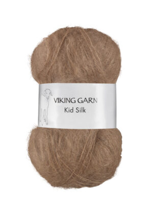 Viking Kid Silk 309 Lys Brun, Mohair/Silk, fra Viking