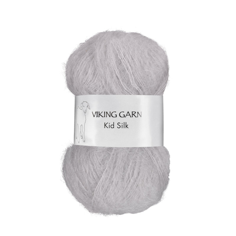 Viking Kid Silk 311 Lys grå, Mohair/Silk, fra Viking Viking Kid Silk 311 Lys grå, Mohair/Silk, fra Viking