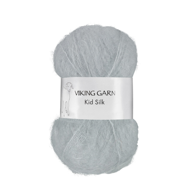 Viking Kid Silk 312 Perlegrå, Mohair/Silk, fra Viking Viking Kid Silk 312 Perlegrå, Mohair/Silk, fra Viking