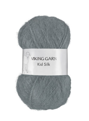 Viking Kid Silk 313 Grå, Mohair/Silk, fra Viking
