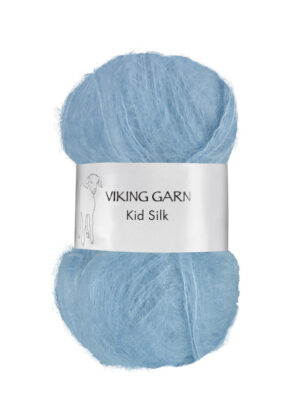 Viking Kid Silk 320 Lys blå, Mohair/Silk, fra Viking