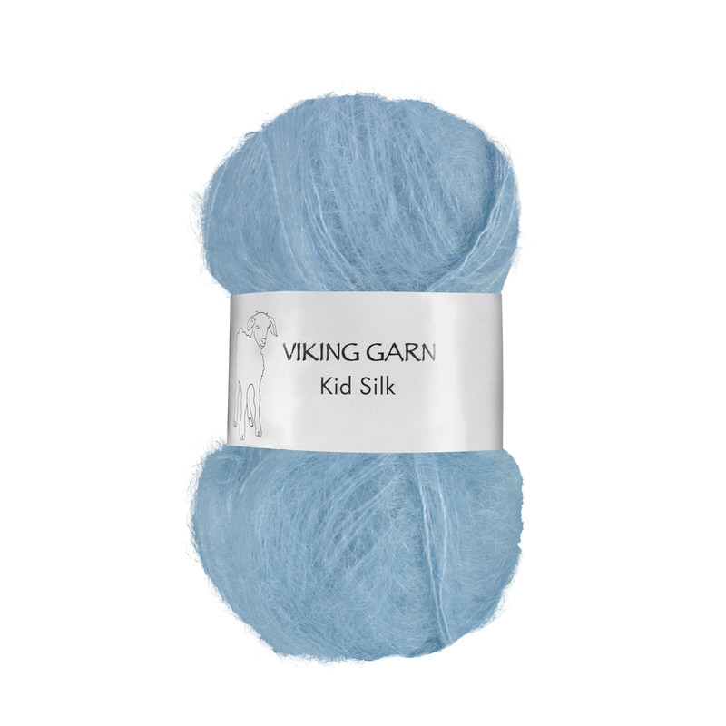 Viking Kid Silk 320 Lys blå, Mohair/Silk, fra Viking Viking Kid Silk 320 Lys blå, Mohair/Silk, fra Viking