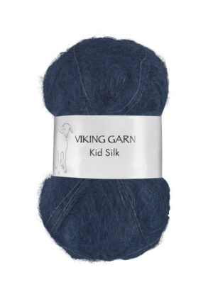 Viking Kid Silk 326 Marine, Mohair/Silk, fra Viking