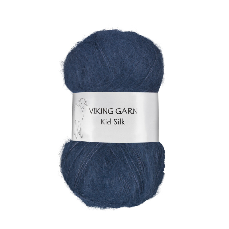 Viking Kid Silk 327 Mørk jeansblå, Mohair/Silk, fra Viking Viking Kid Silk 327 Mørk jeansblå, Mohair/Silk, fra Viking