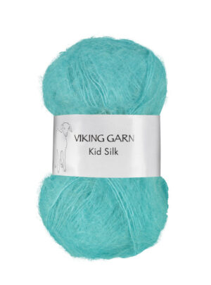 Viking Kid Silk 328 Aqua, Mohair/Silk, fra Viking