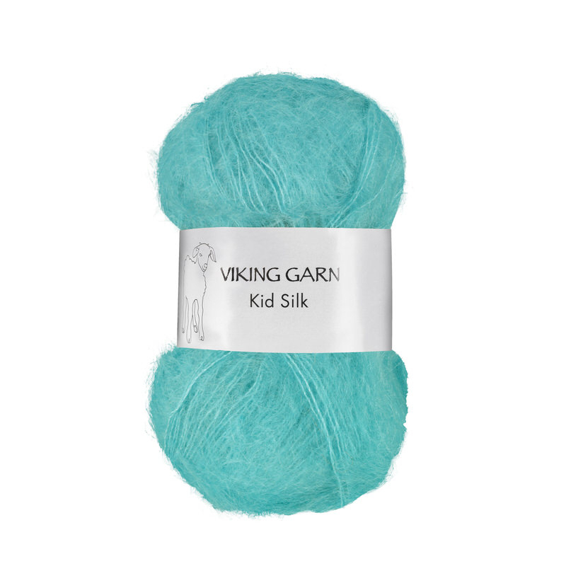 Viking Kid Silk 328 Aqua, Mohair/Silk, fra Viking Viking Kid Silk 328 Aqua, Mohair/Silk, fra Viking