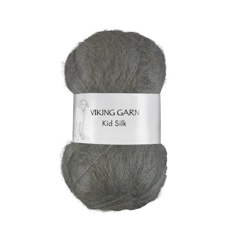 Viking Kid Silk 336 Støvet grøn, Mohair/Silk, fra Viking Viking Kid Silk 336 Støvet grøn, Mohair/Silk, fra Viking