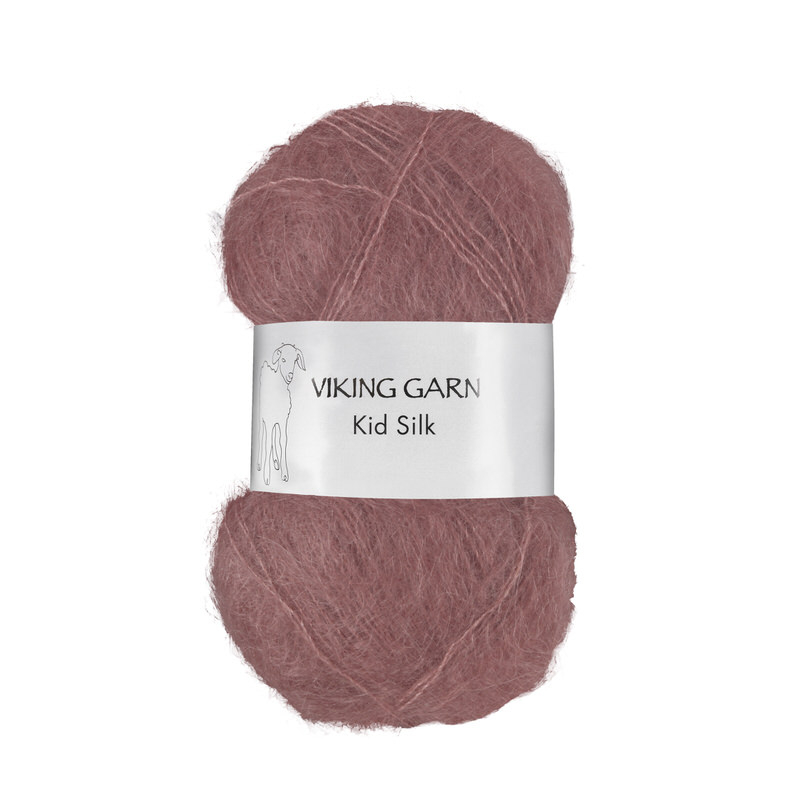 Viking Kid Silk 371 Brunrosa, Mohair/Silk, fra Viking Viking Kid Silk 371 Brunrosa, Mohair/Silk, fra Viking