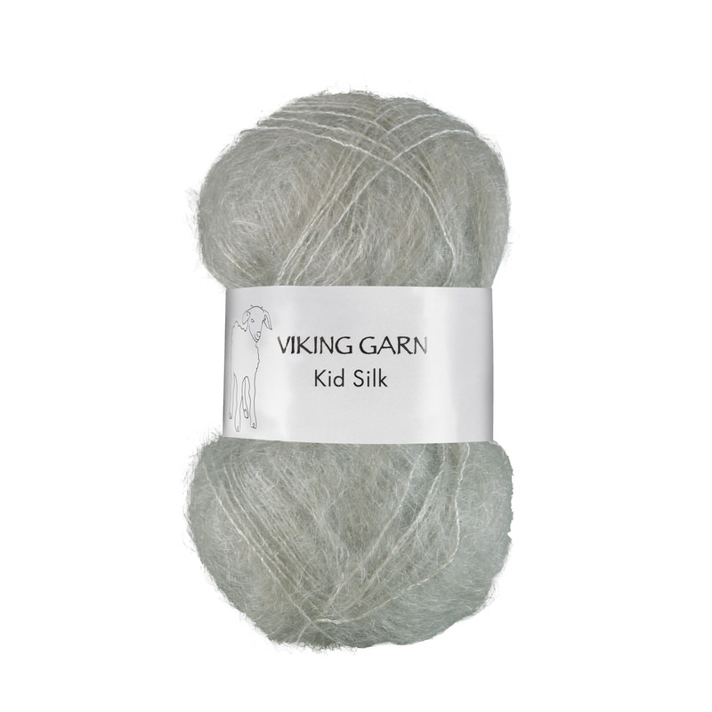Viking Kid Silk 384 Støvet lys grøn, Mohair/Silk, fra Viking Viking Kid Silk 384 Støvet lys grøn, Mohair/Silk, fra Viking