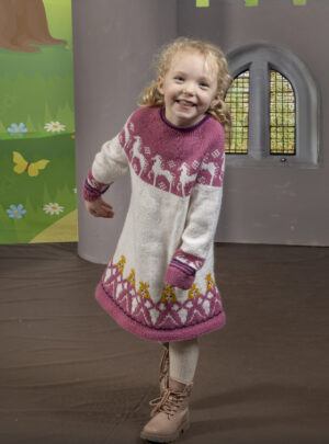 Cassandra tunika - Viking Design 2505-2B Kit - 2-12 År - Viking Alpaca Storm, fra Viking