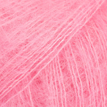 Drops Kid-Silk Garn Unicolor 62 Jordbæris Drops Kid-Silk Garn Unicolor 62 Jordbæris