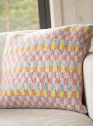 Ember pude - Viking Design 2427-12 Kit - 50 x 50 cm - Viking Alpaca Bris, fra Viking