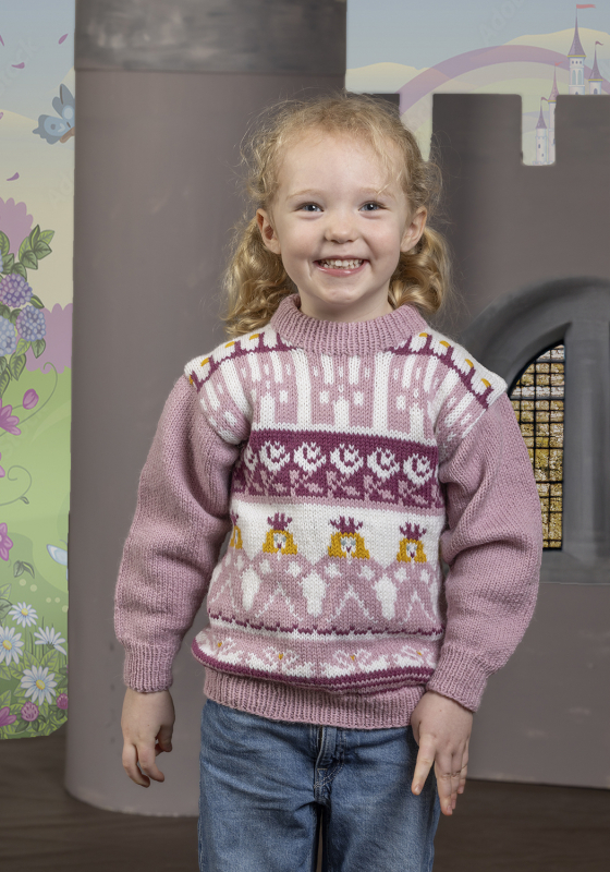 Ingfrid genser - Viking Design 2505-3 Kit - 1-12 År - Viking Alpaca Storm, fra Viking Ingfrid genser - Viking Design 2505-3 Kit - 1-12 År - Viking Alpaca Storm, fra Viking