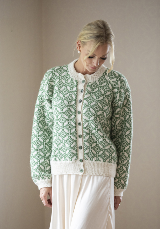 "Janna" Kofte - Viking Design 2428-1 Kit - XS-XXXL - Viking Alpaca Storm, fra Viking "Janna" Kofte - Viking Design 2428-1 Kit - XS-XXXL - Viking Alpaca Storm, fra Viking