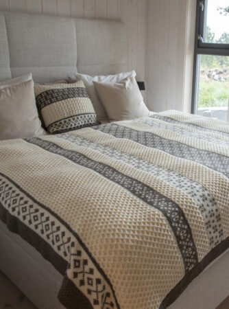Jinny tæppe - Viking Design 2427-8 Kit - 160 x 200 cm - Viking Sportsragg, fra Viking