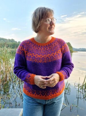 Krokus sweater - Strikkeopskrifter - Nordisk Garn