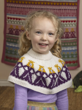 Marielle Hals - Viking Design 2505-4B Kit - 2-12 År - Viking Alpaca Storm, fra Viking