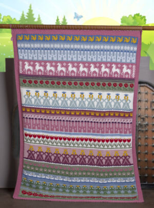 Prinsesse tæppe - Viking Design 2505-6 Kit - 102 x 140 cm - Viking Alpaca Storm, fra Viking