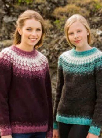 Særós sweater i lettlopi - Strikkeopskrifter - Istex