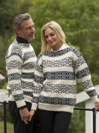 "Severin" Genser - Viking Design 2428-3 Kit - XS-XXXL - Viking Alpaca Storm, fra Viking