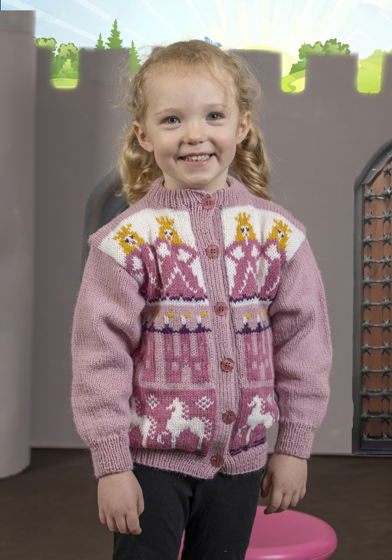 Signe cardigan - Viking Design 2505-7 Kit - 2-12 År - Viking Alpaca Storm, fra Viking Signe cardigan - Viking Design 2505-7 Kit - 2-12 År - Viking Alpaca Storm, fra Viking