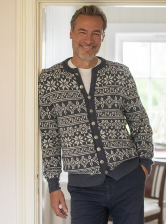 "Torger" Kofte - Viking Design 2428-6 Kit - XS-XXXL - Viking Alpaca Storm, fra Viking