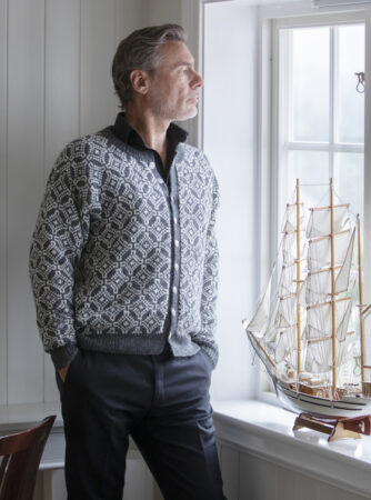 "Tudor" Kofte - Viking Design 2428-2A Kit - XS-XXXL - Viking Alpaca Storm, fra Viking