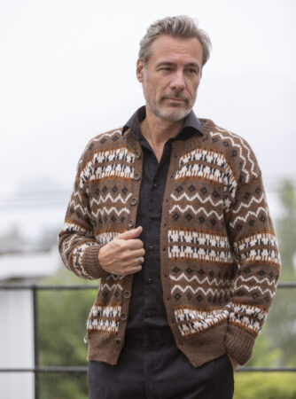 "Tynnes" Kofte - Viking Design 2428-8 Kit - XS-XXXL - Viking Alpaca Storm, fra Viking