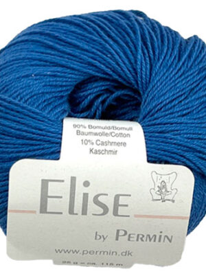 Permin Elise - Bomuld/cashmere - Fv 881130 Royal Blue