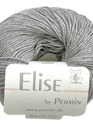Permin Elise - Bomuld/cashmere - Fv 881131 Tågedis