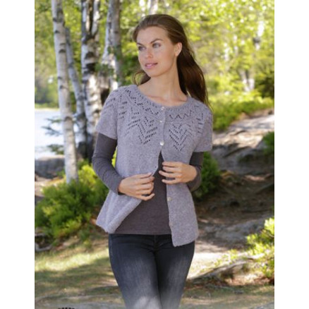 Agnes Cardi by DROPS Design - Vest Strikkeopskrift str. S - XXXL Agnes Cardi by DROPS Design - Vest Strikkeopskrift str. S - XXXL
