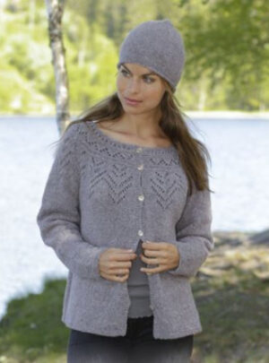 AgnesÂ by DROPS Design - Jakke Strikkeopskrift str. S - XXXL