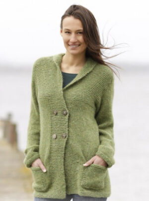 Autumn Forest Jacket by DROPS Design - Jakke Strikkeopskrift str. S - XXXL