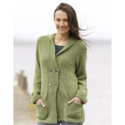 Autumn Forest Jacket by DROPS Design - Jakke Strikkeopskrift str. S - XXXL Autumn Forest Jacket by DROPS Design - Jakke Strikkeopskrift str. S - XXXL