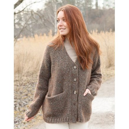 Autumn Woods Cardigan by DROPS Design - Cardigan Strikkeopskrift str. XS - XXL Autumn Woods Cardigan by DROPS Design - Cardigan Strikkeopskrift str. XS - XXL