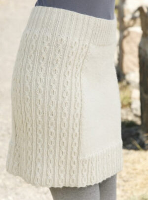 Belle by DROPS Design - Nederdel Strikkeopskrift str. S - XXXL