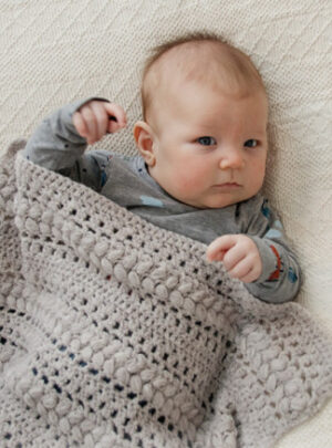 Big DreamsÂ by DROPS Design - Baby Tæppe Hækleopskrift 66-80 cm