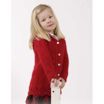 Bright Sally by DROPS Design - Jakke Strikkeopskrift str. 2 år - 11/12 år Bright Sally by DROPS Design - Jakke Strikkeopskrift str. 2 år - 11/12 år