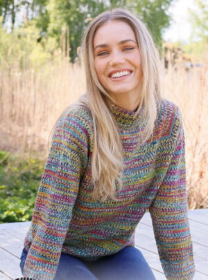 Candy Harvest by DROPS Design - Bluse Strikkeopskrift str. XS - XXL