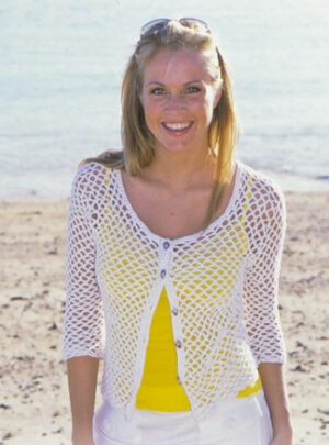 Catch of the Day by DROPS Design - Top og Cardigan Hækleopskrift str. S - XXL