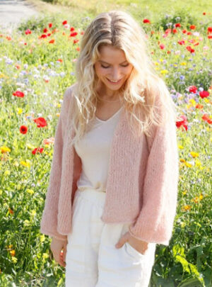 Cherished Moments by DROPS Design - Cardigan Strikkeopskrift str. XS - XXL