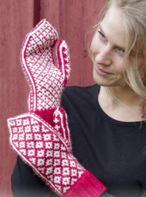 Christmas Magic Hands by DROPS Design - Vanter Strikkeopskrift One-size