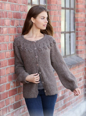 City LivingÂ by DROPS Design - Jakke Strikkeopskift str. S - XXXL